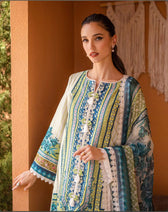 Roheenaz Lawn/Ivory Elegance