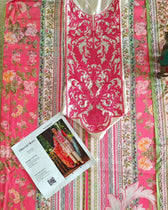 Open Pic/Roheenaz Ethereal Blooms/Roselle/Silk Dupatta
