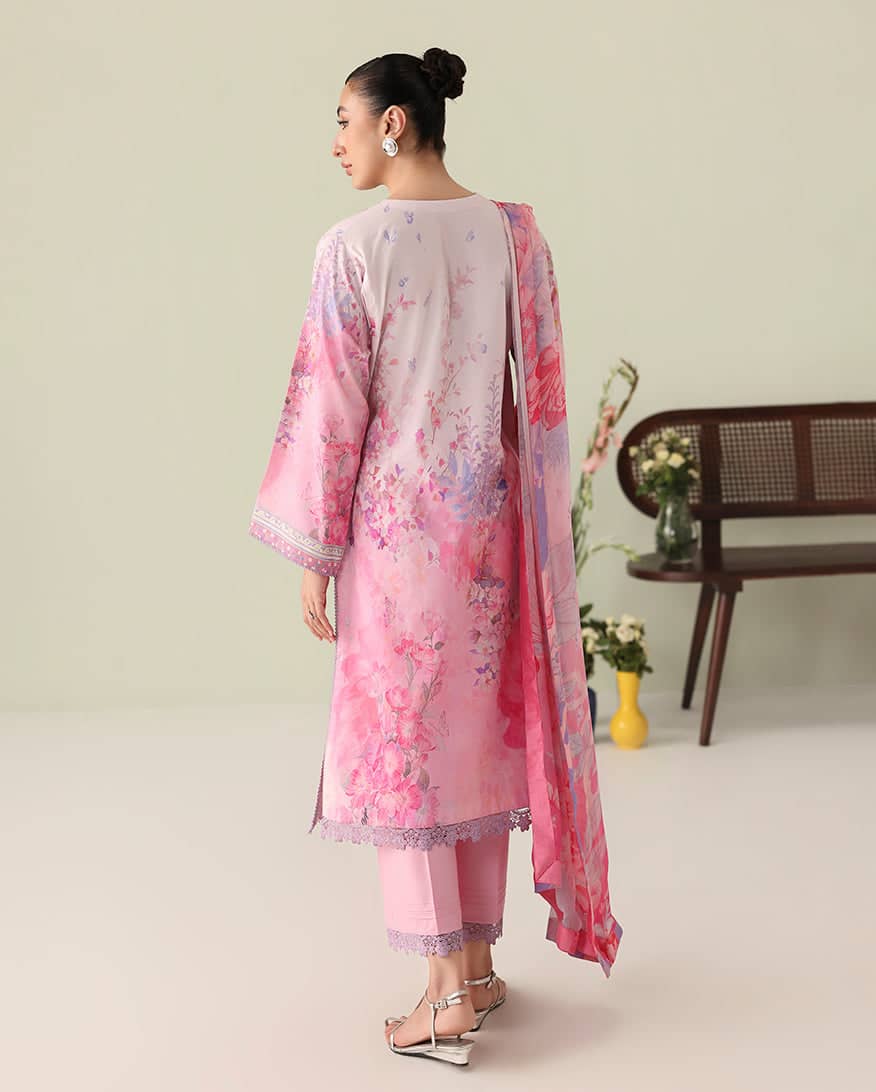 Roheenaz Rosette Lawn/Petal Whispers/Chiffon Dupatta