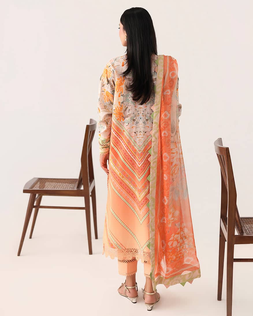 Roheenaz Rosette Lawn/Whispering Wind/Chiffon Dupatta