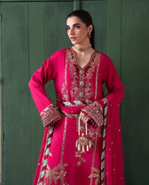 Roheenaz Mah E Noor Silk/Mahveen/Fuchsia Pink