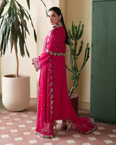 Roheenaz Mah E Noor Silk/Mahveen/Fuchsia Pink