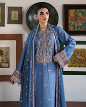 Roheenaz Mah E Noor Silk/Sitara Bano/Dusty Blue