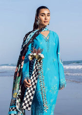 Restocked/Sadaf Fawad Khan Siraa Lawn/Mystic Sea