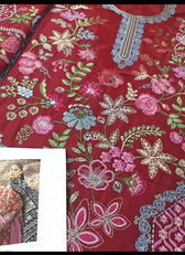 Sale‼️Open Pic/Sadaf Fawad Khan Siraa Lawn 26/Laal