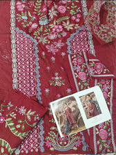Sale‼️Open Pic/Sadaf Fawad Khan Siraa Lawn 26/Laal
