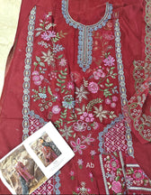 Sale‼️Open Pic/Sadaf Fawad Khan Siraa Lawn 26/Laal
