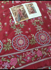 Sale‼️Open Pic/Sadaf Fawad Khan Siraa Lawn 26/Laal