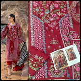Sale‼️Open Pic/Sadaf Fawad Khan Siraa Lawn/Laal 26/Laal (Copy)
