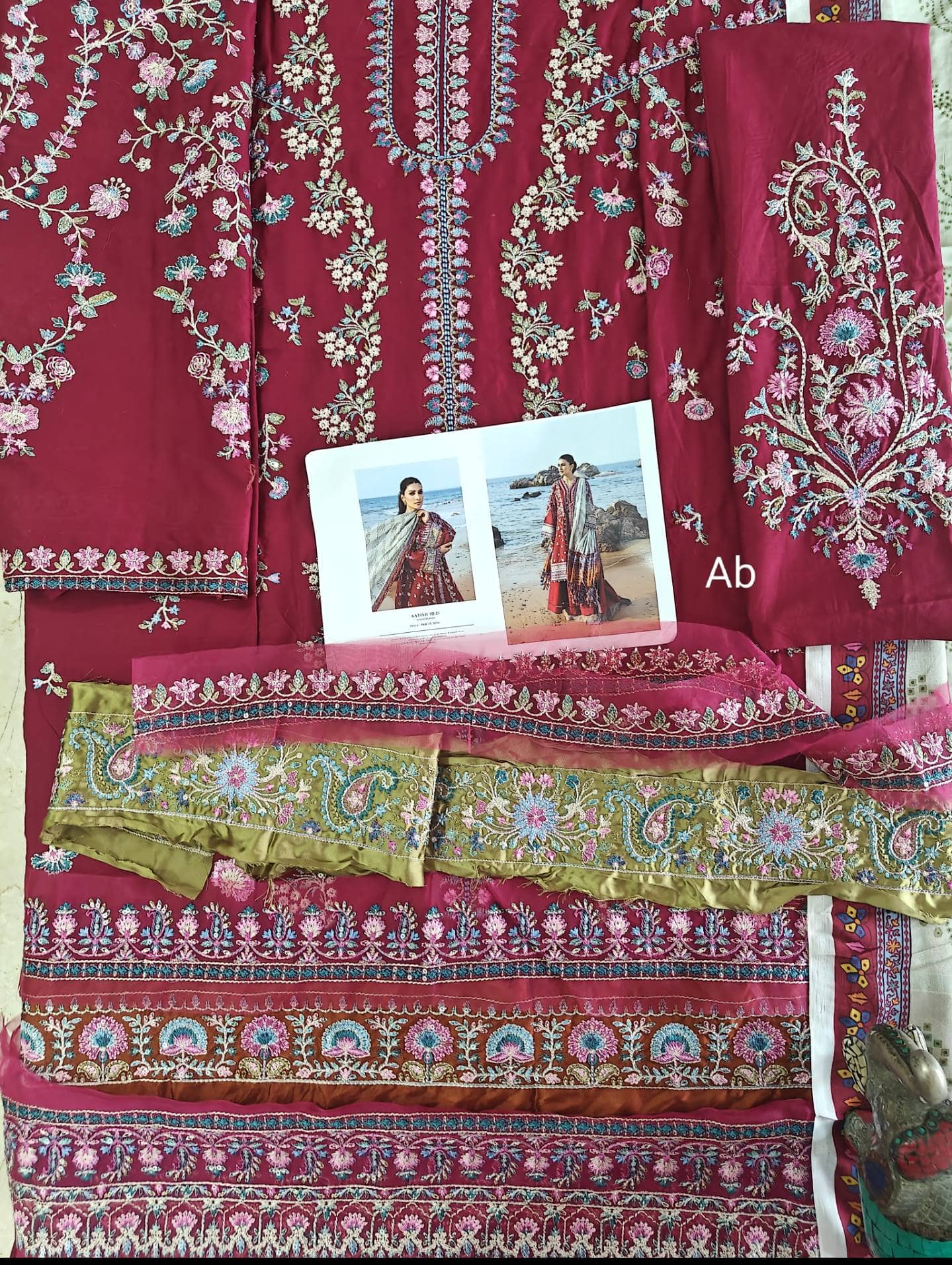 Open Pic/Sale‼️Sadaf Fawad Khan Siraa Lawn 26/Aatish
