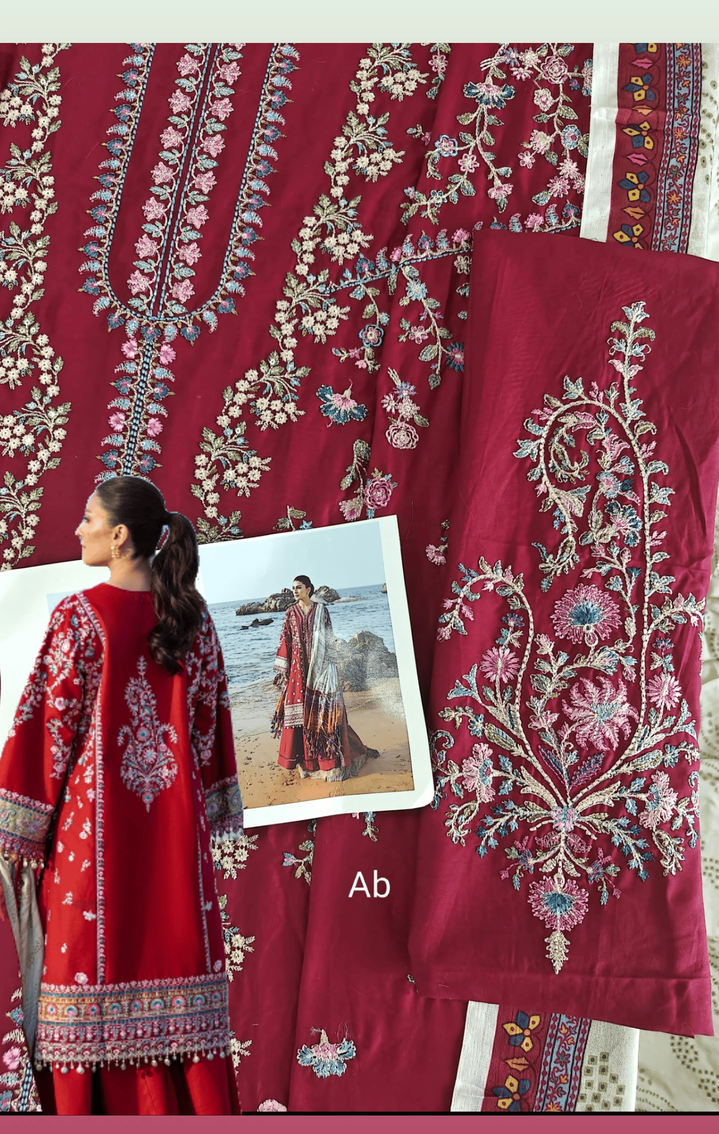 Open Pic/Sale‼️Sadaf Fawad Khan Siraa Lawn 26/Aatish