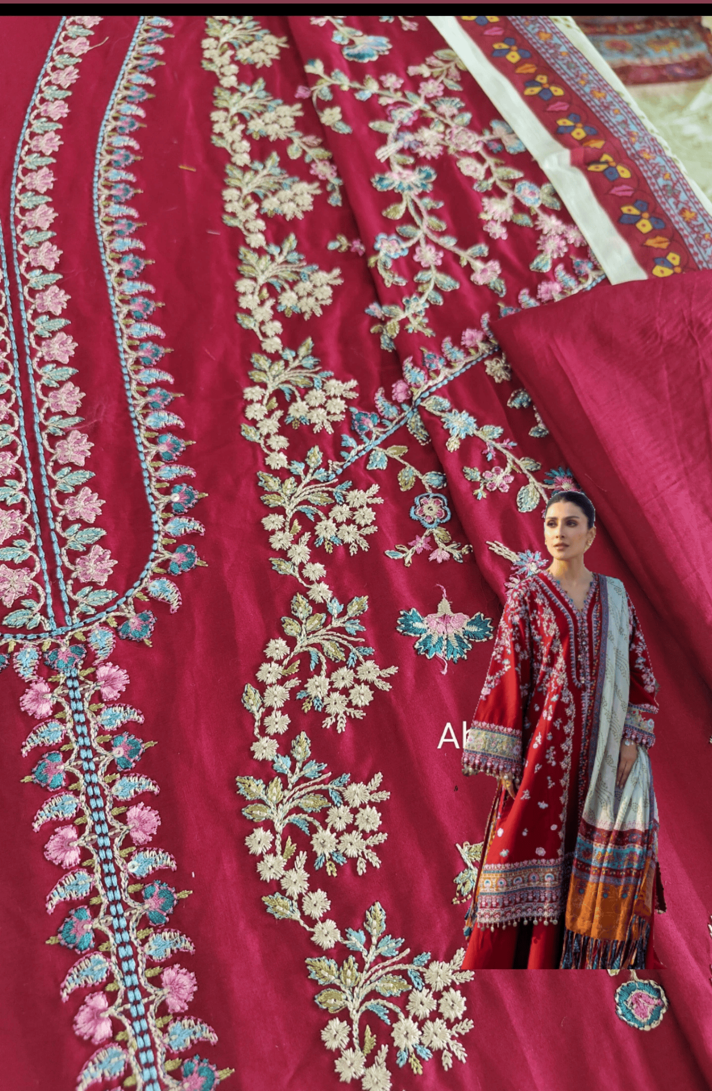 Open Pic/Sale‼️Sadaf Fawad Khan Siraa Lawn 26/Aatish