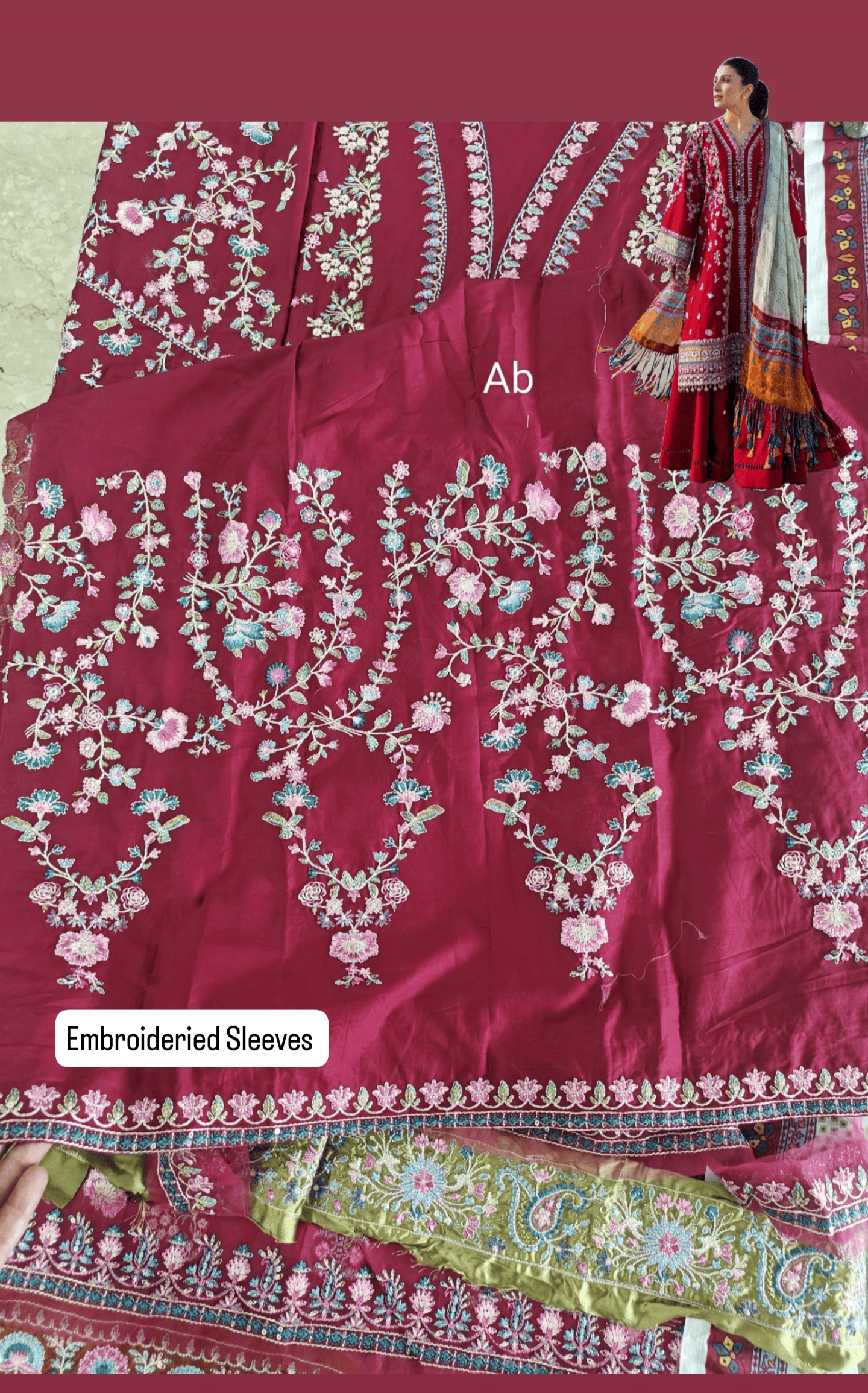 Open Pic/Sale‼️Sadaf Fawad Khan Siraa Lawn 26/Aatish