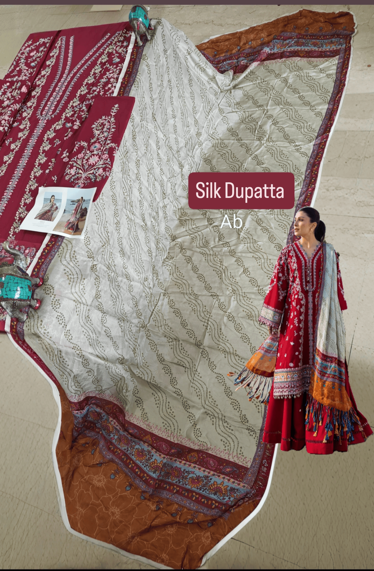 Open Pic/Sale‼️Sadaf Fawad Khan Siraa Lawn 26/Aatish