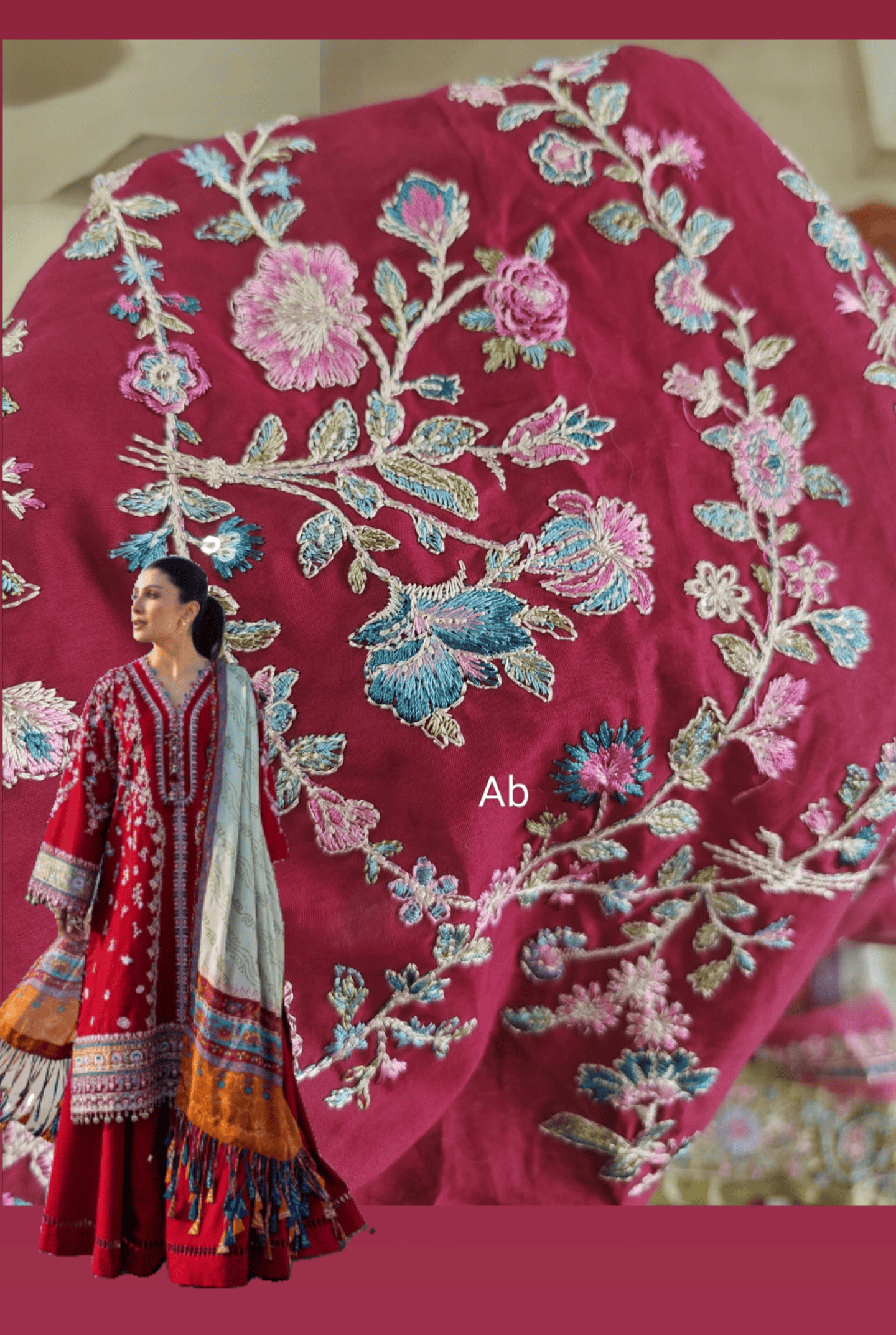 Open Pic/Sale‼️Sadaf Fawad Khan Siraa Lawn 26/Aatish