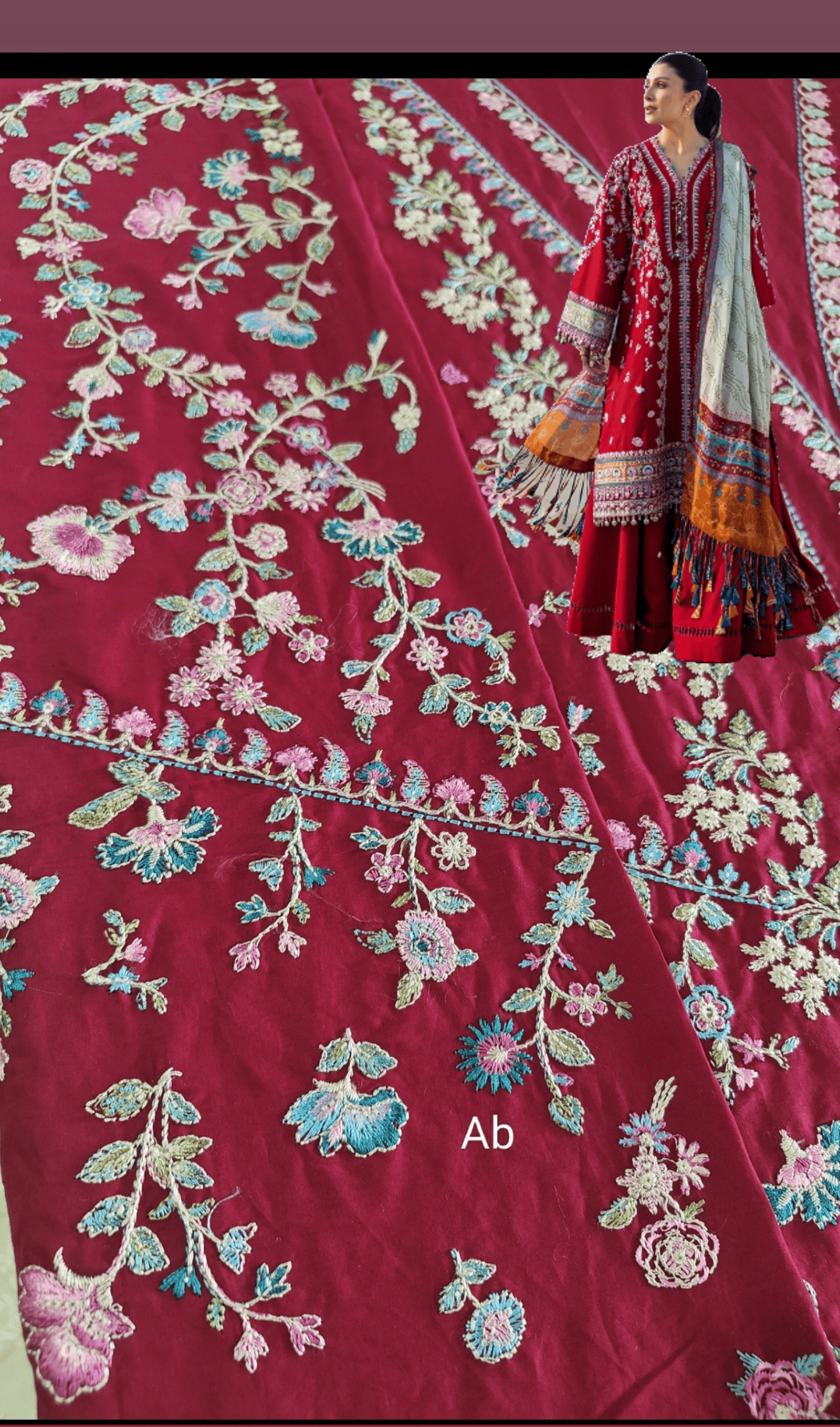 Open Pic/Sale‼️Sadaf Fawad Khan Siraa Lawn 26/Aatish