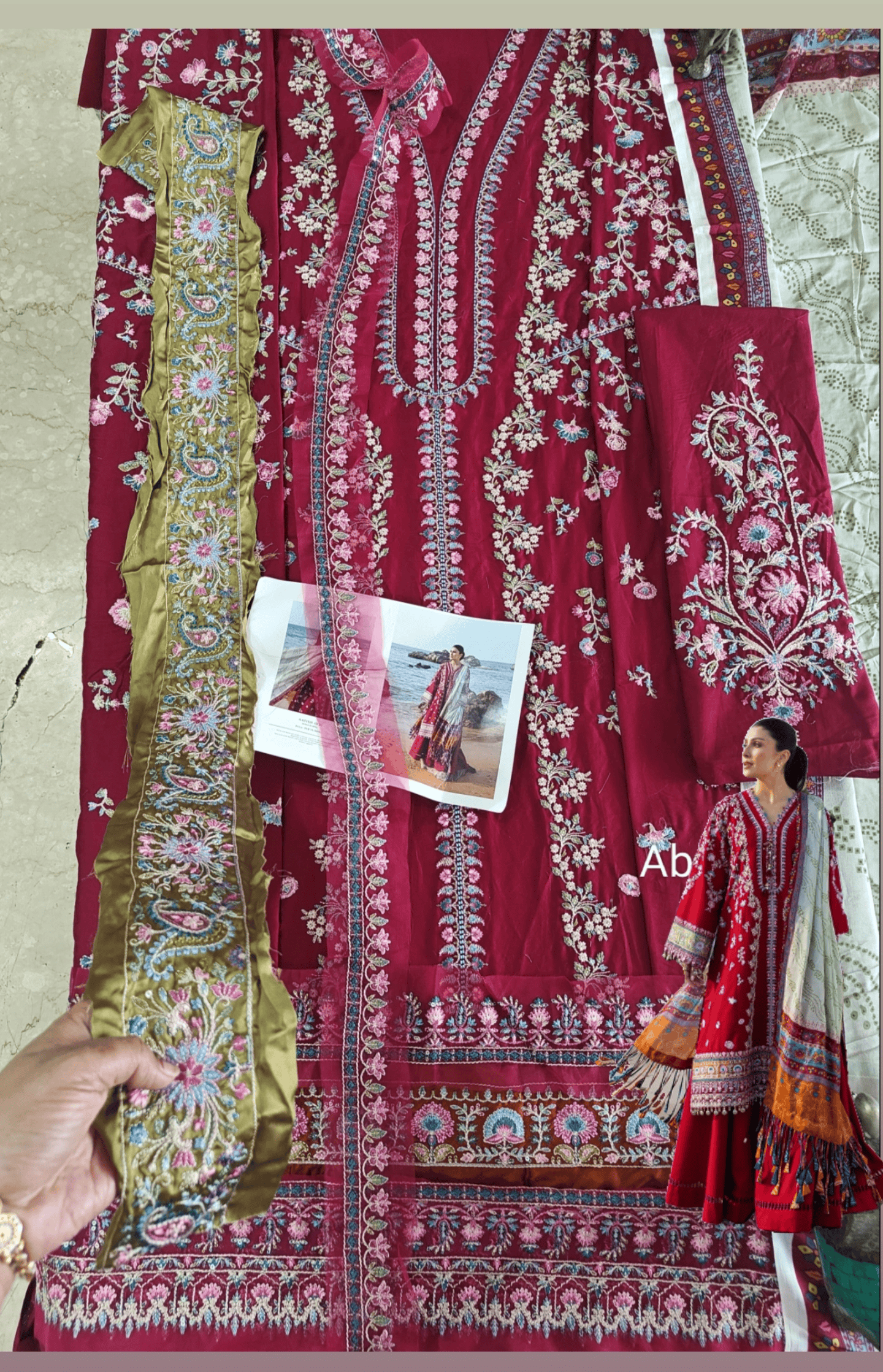 Open Pic/Sale‼️Sadaf Fawad Khan Siraa Lawn 26/Aatish