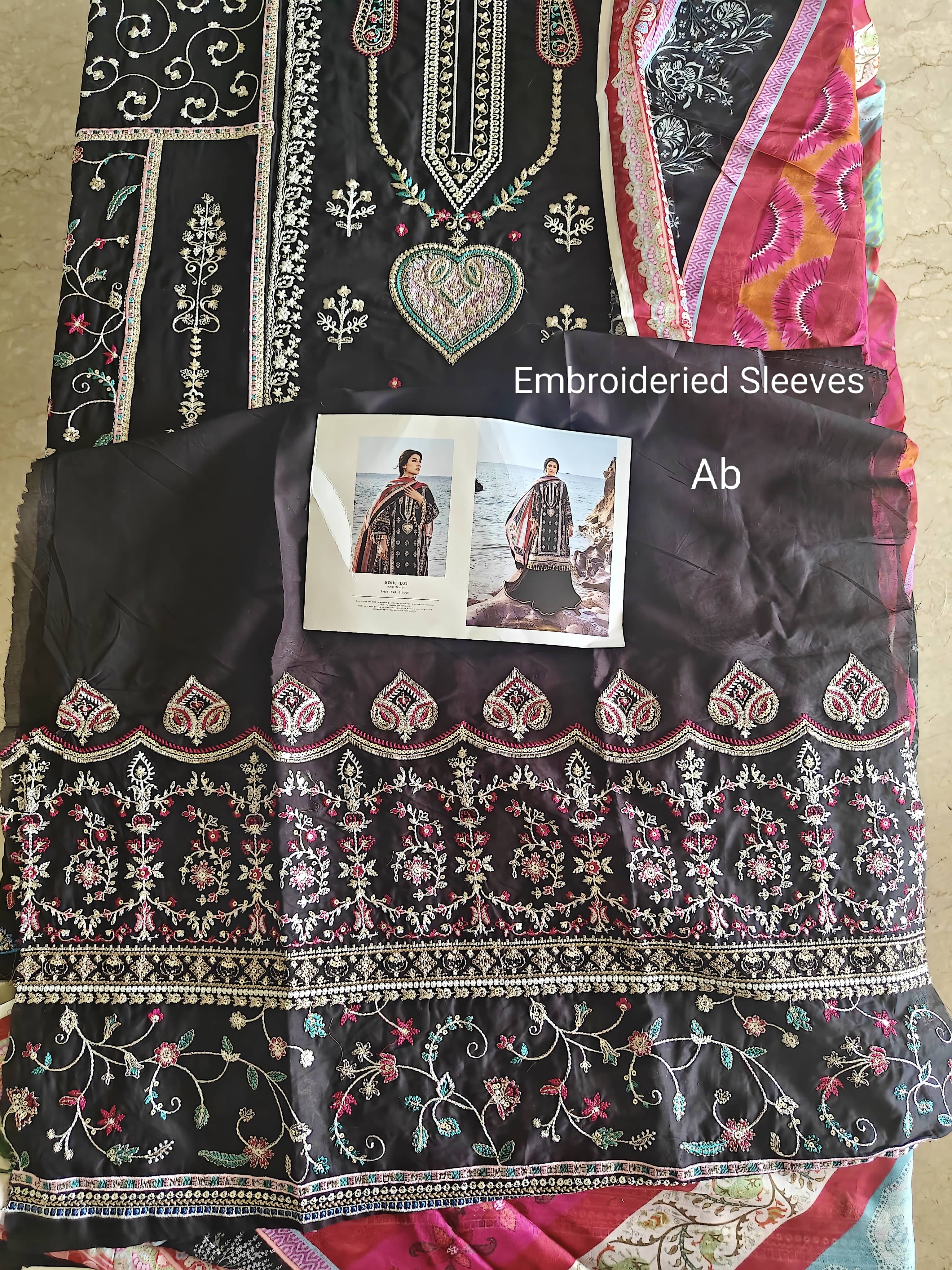 Open Pic/Sale‼️Sadaf Fawad Khan Siraa Lawn 26/Kohl