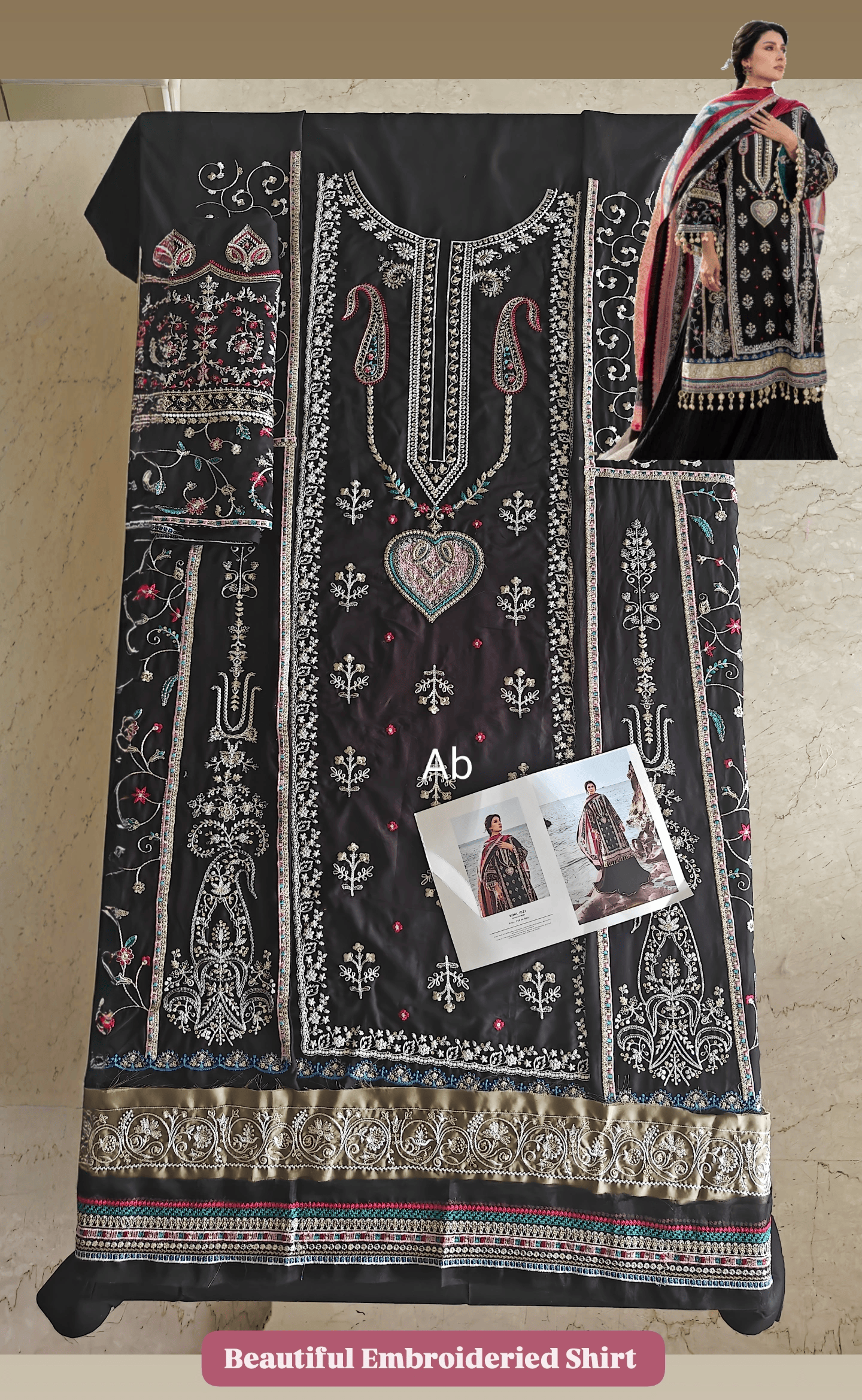 Open Pic/Sale‼️Sadaf Fawad Khan Siraa Lawn 26/Kohl