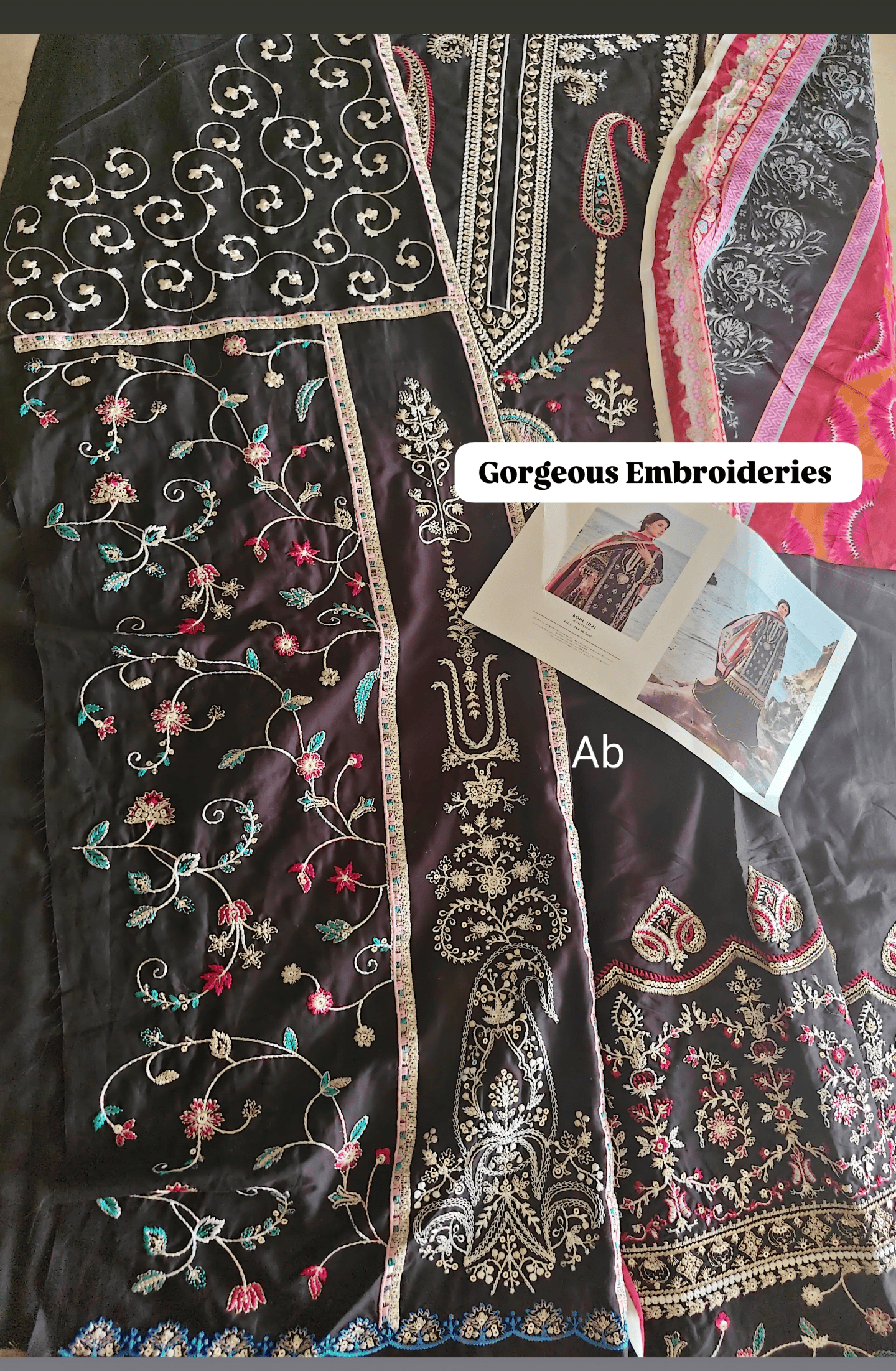 Open Pic/Sale‼️Sadaf Fawad Khan Siraa Lawn 26/Kohl