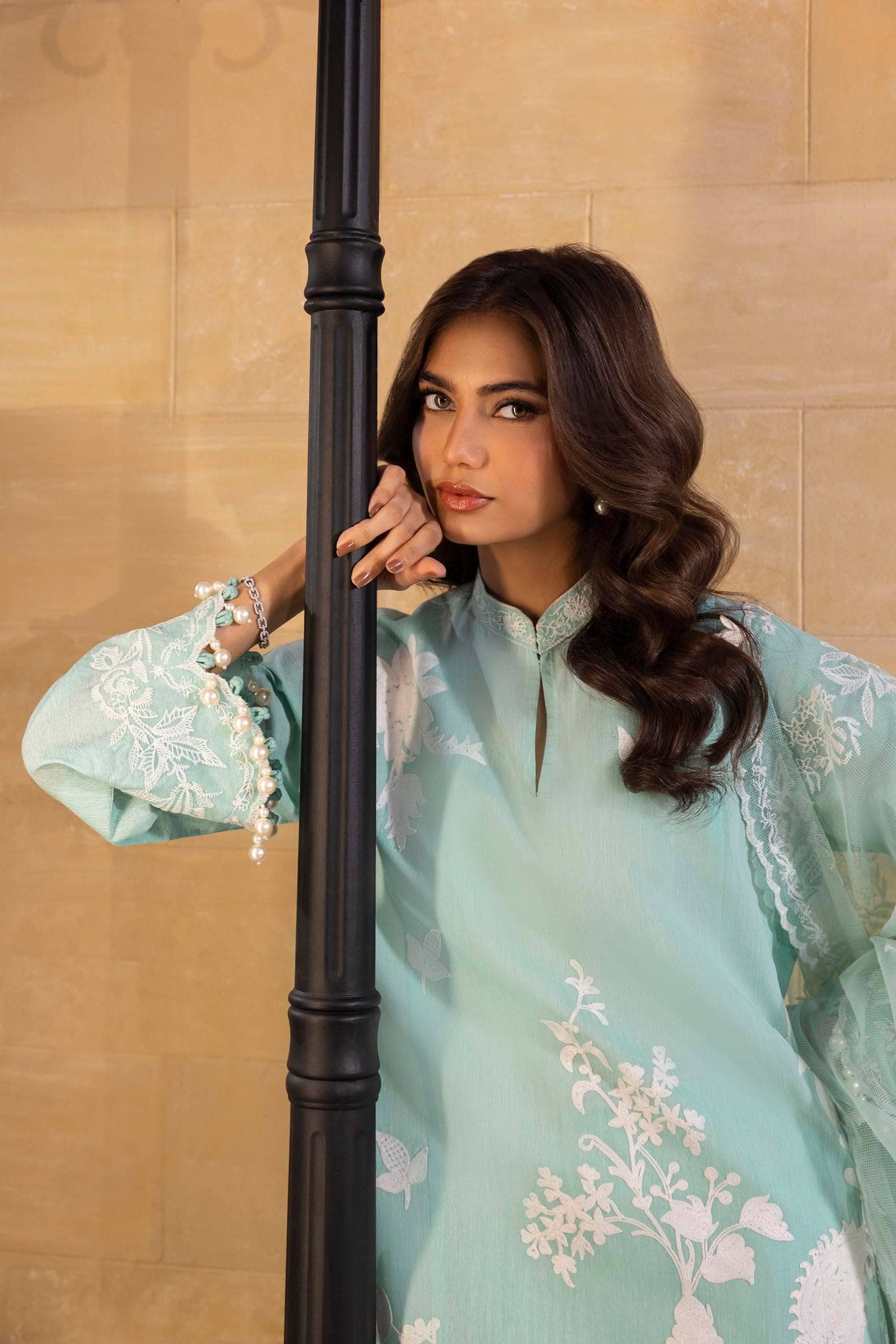 Sana Safinaz Muzlin Lawn 25/Vol 1/15B/Light Green