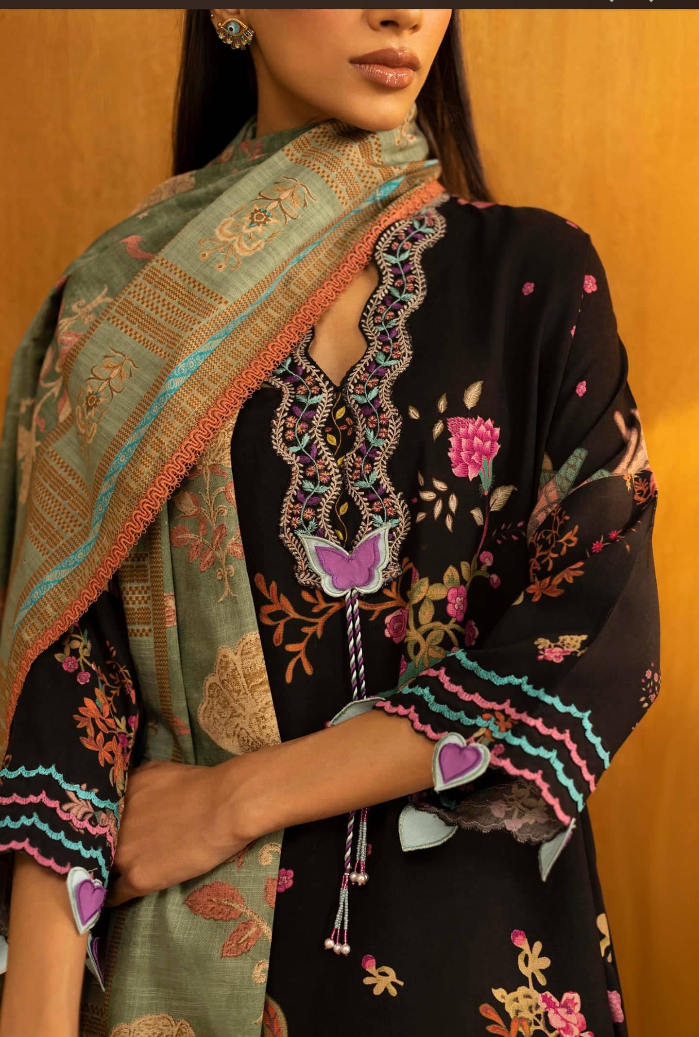 Sana Safinaz Luxury Winter Collection Restocked/Sana Safinaz Muzlin Winter 25/14 B