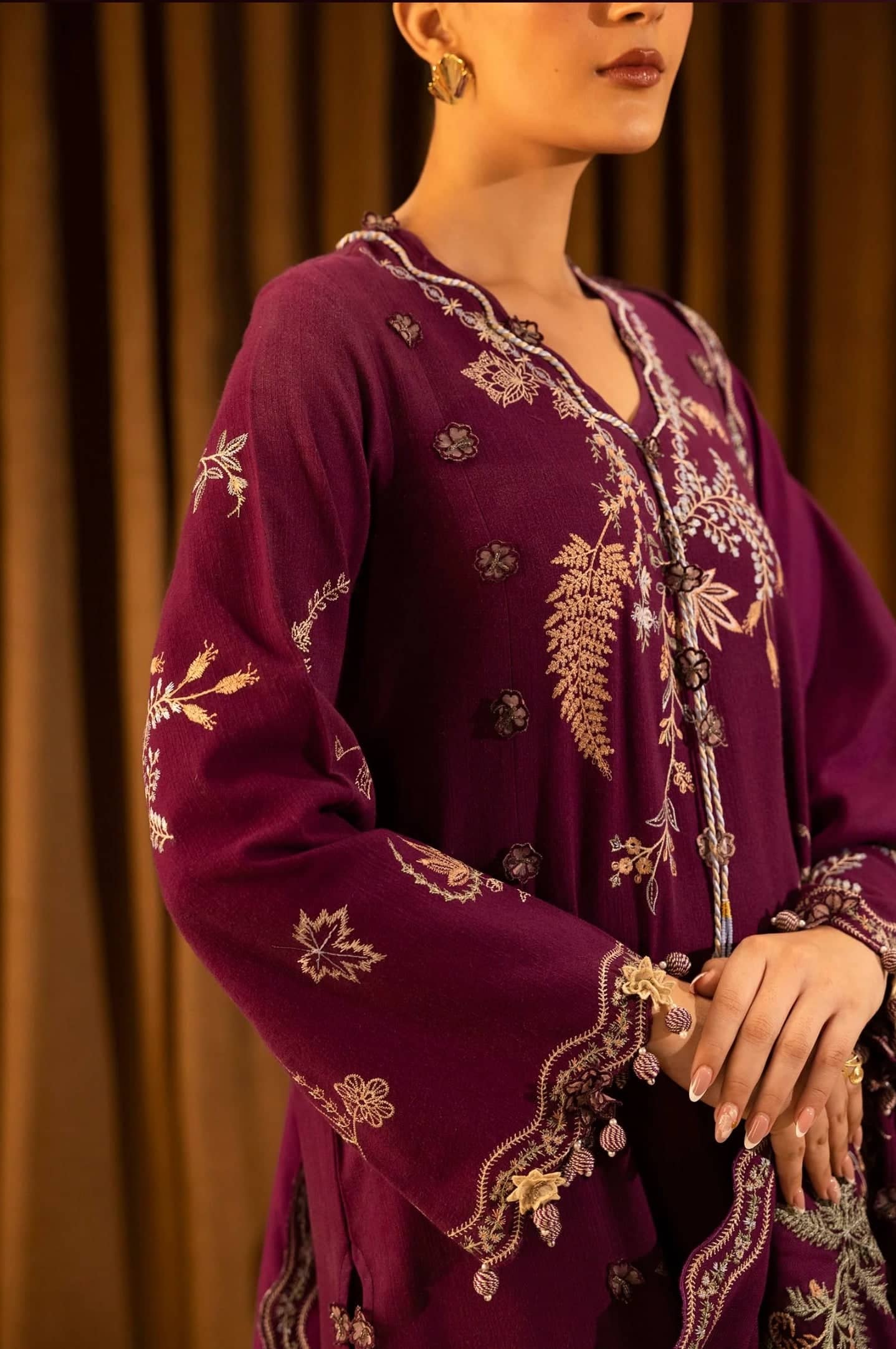 Sana Safinaz Luxury Winter Collection Sana Safinaz Muzlin Winter 25/11 B