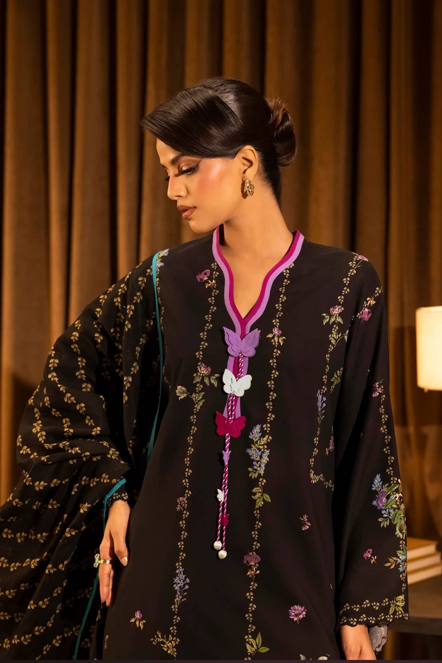 Sana Safinaz Luxury Winter Collection Sana Safinaz Muzlin Winter 25/13 B