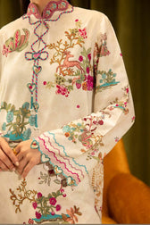 Sana Safinaz Luxury Winter Collection Sana Safinaz Muzlin Winter 25/14 A