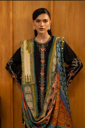 Sana Safinaz Luxury Winter Collection Sana Safinaz Muzlin Winter 25/15 B