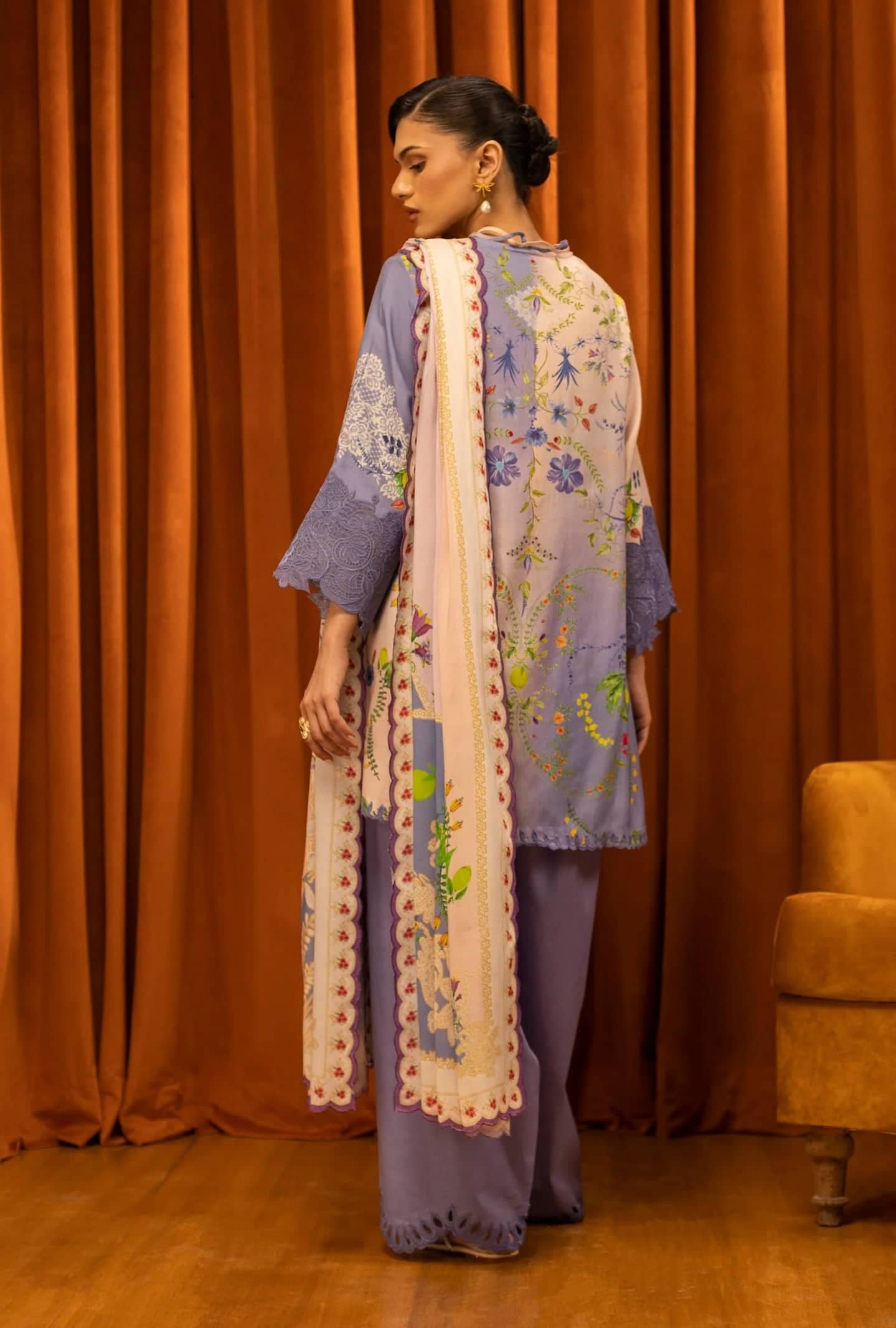 Sana Safinaz Luxury Winter Collection Sana Safinaz Muzlin Winter 25/17 B