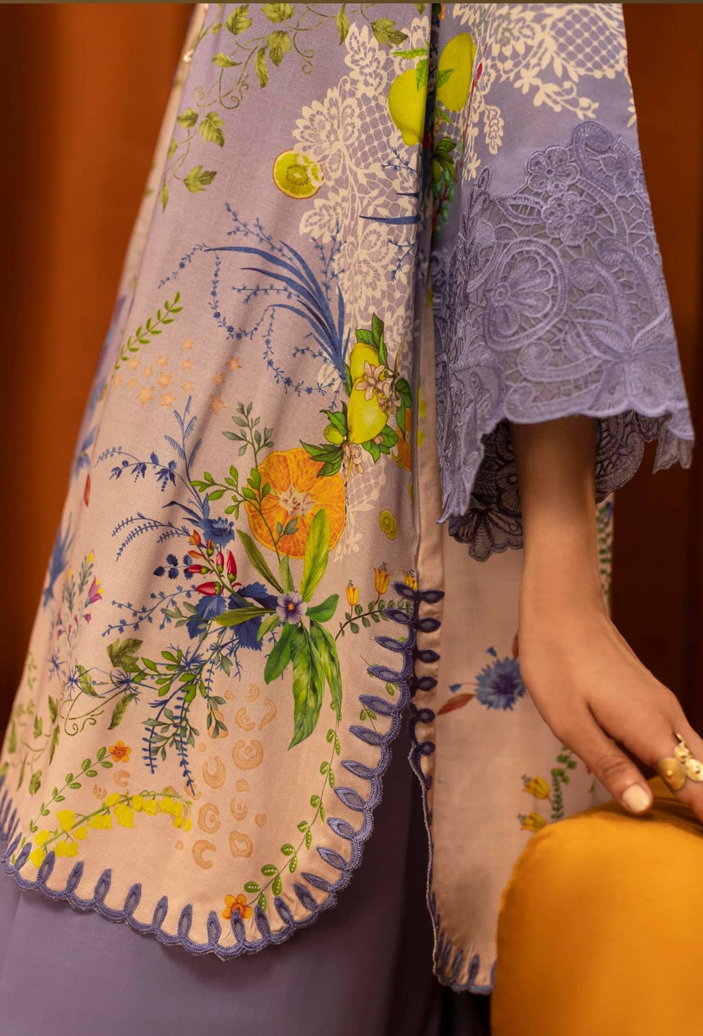 Sana Safinaz Luxury Winter Collection Sana Safinaz Muzlin Winter 25/17 B