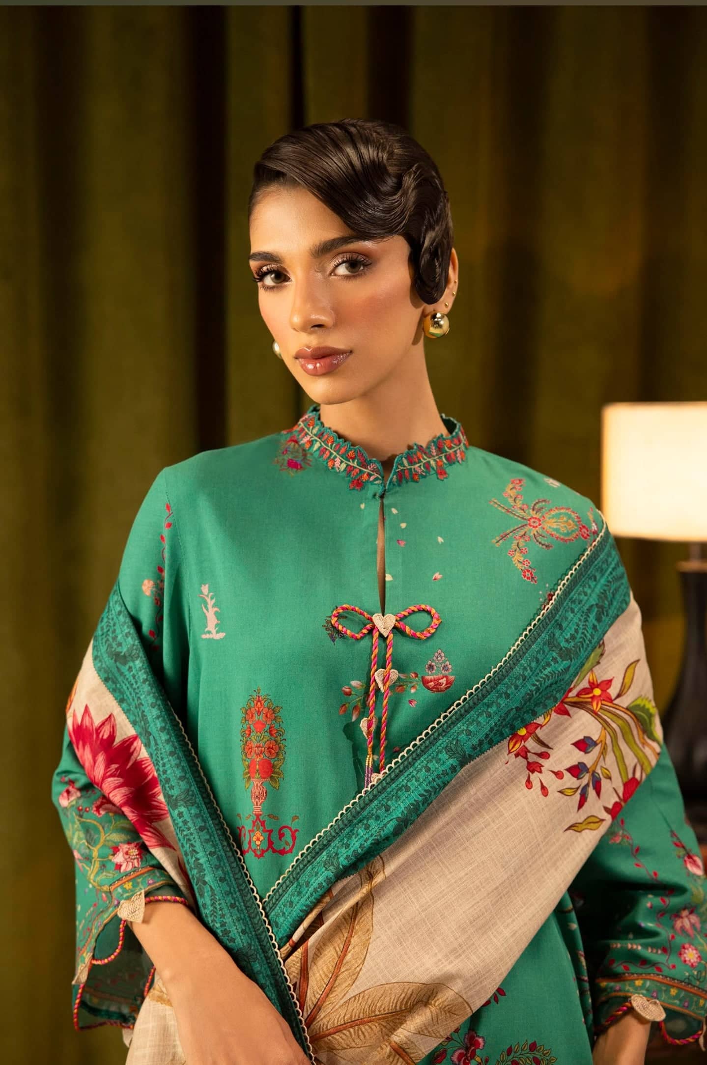 Sana Safinaz Luxury Winter Collection Sana Safinaz Muzlin Winter 25/19B