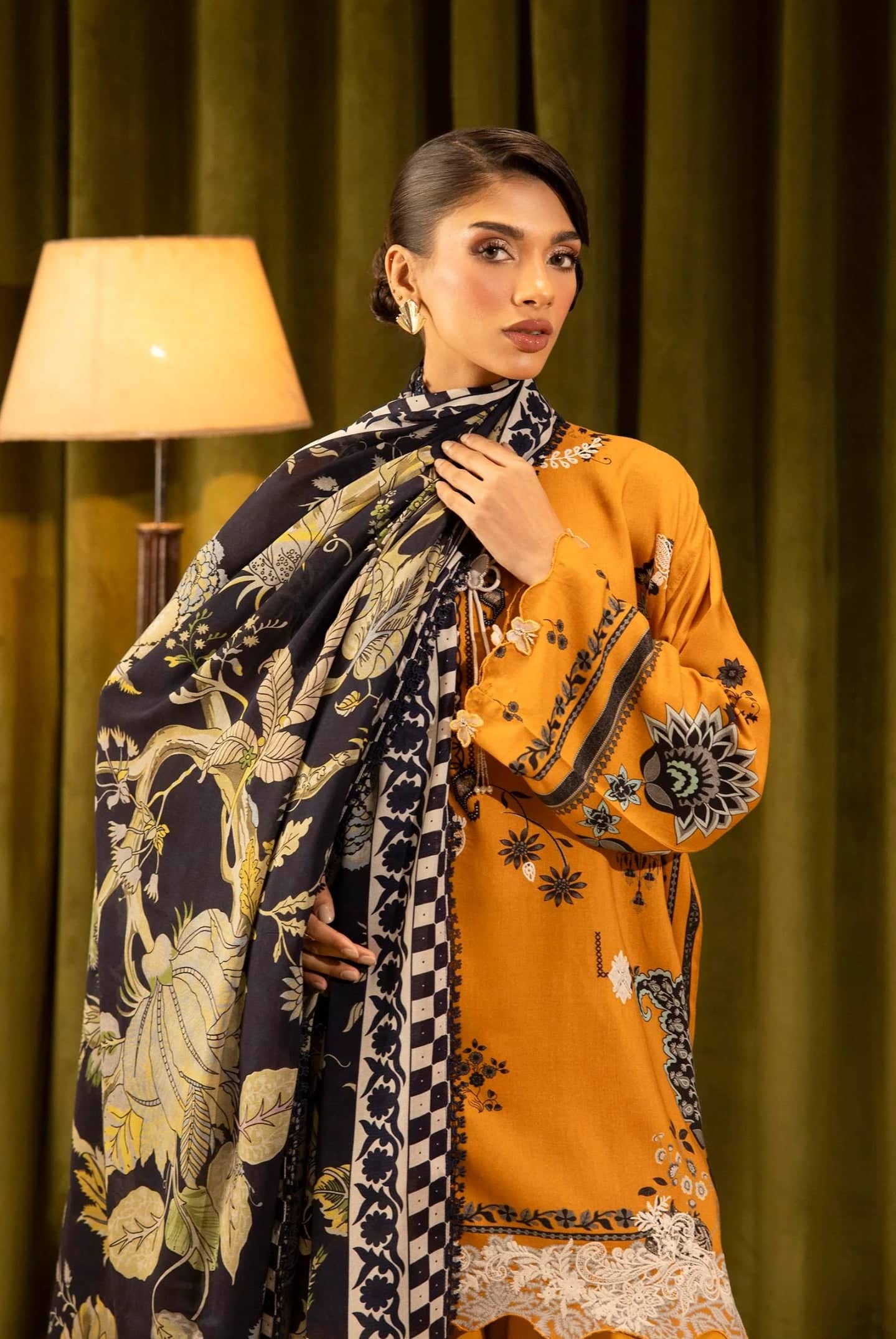 Sana Safinaz Luxury Winter Collection Sana Safinaz Muzlin Winter 25/20A