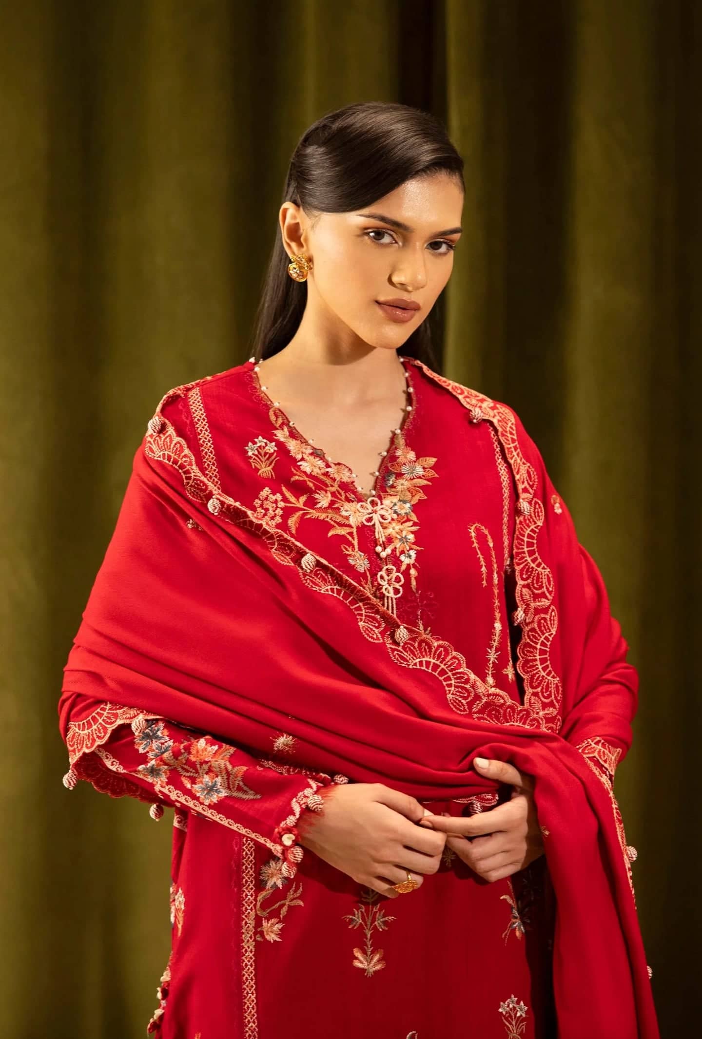 Sana Safinaz Luxury Winter Collection Sana Safinaz Muzlin Winter 25/2A