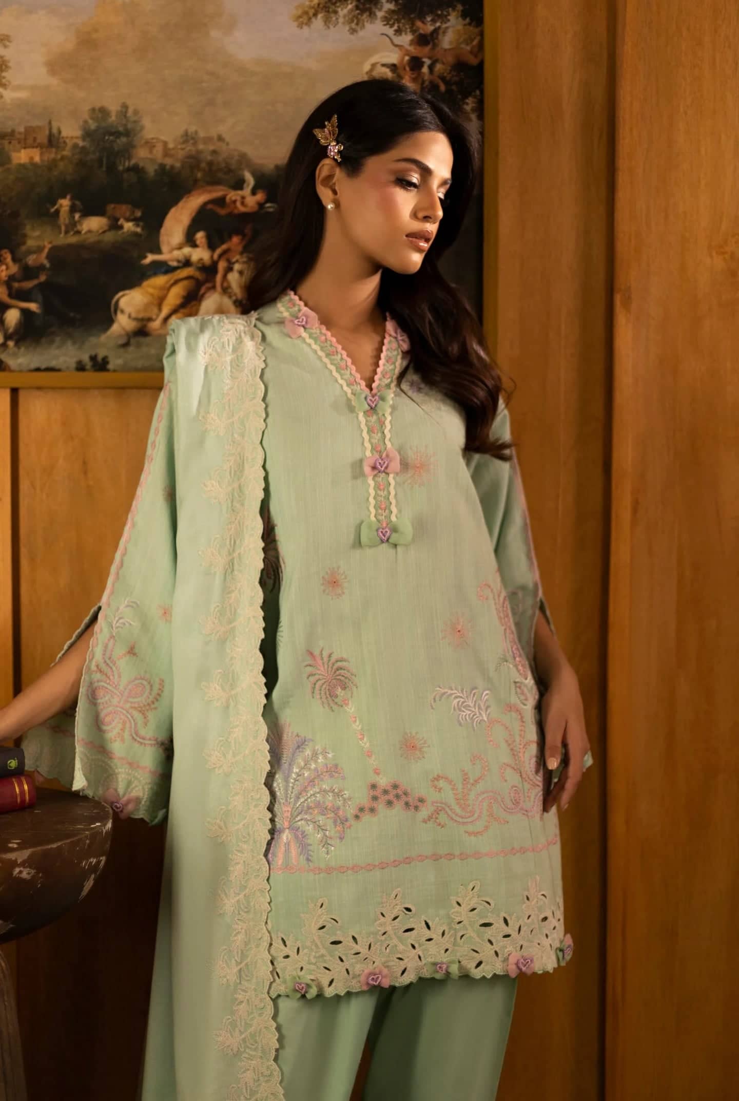 Sana Safinaz Luxury Winter Collection Sana Safinaz Muzlin Winter 25/3A