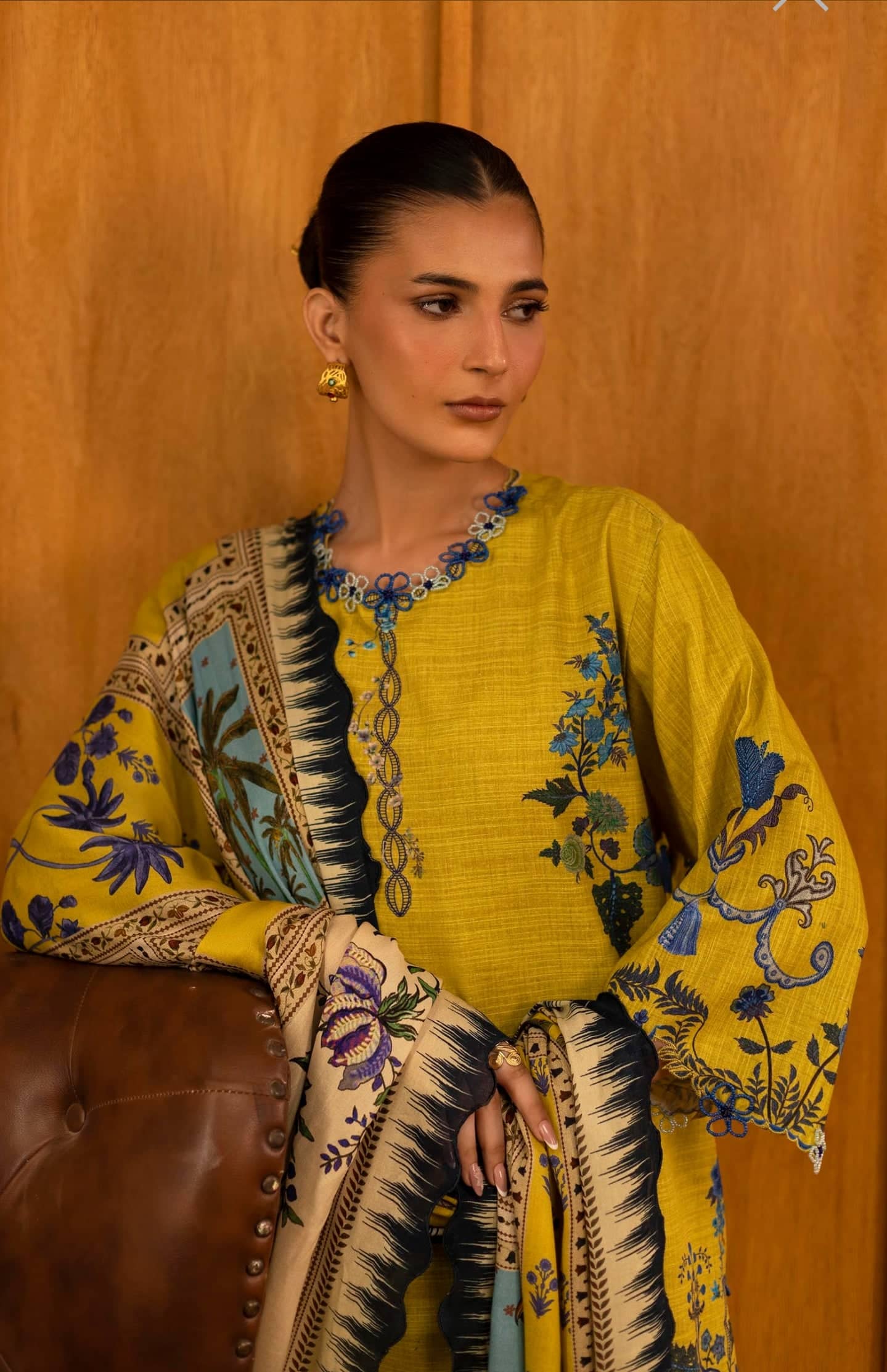 Sana Safinaz Luxury Winter Collection Sana Safinaz Muzlin Winter 25/4A