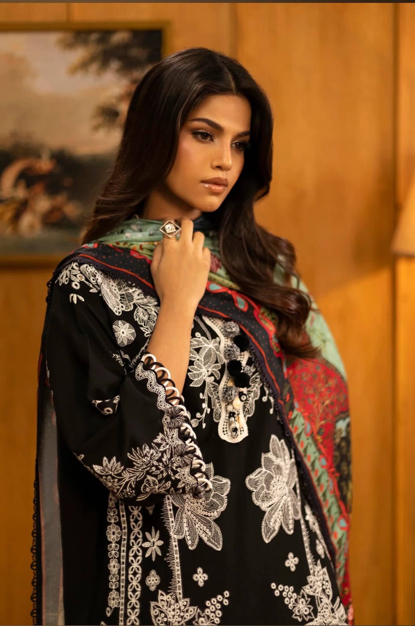 Sana Safinaz Luxury Winter Collection Sana Safinaz Muzlin Winter 25/5A