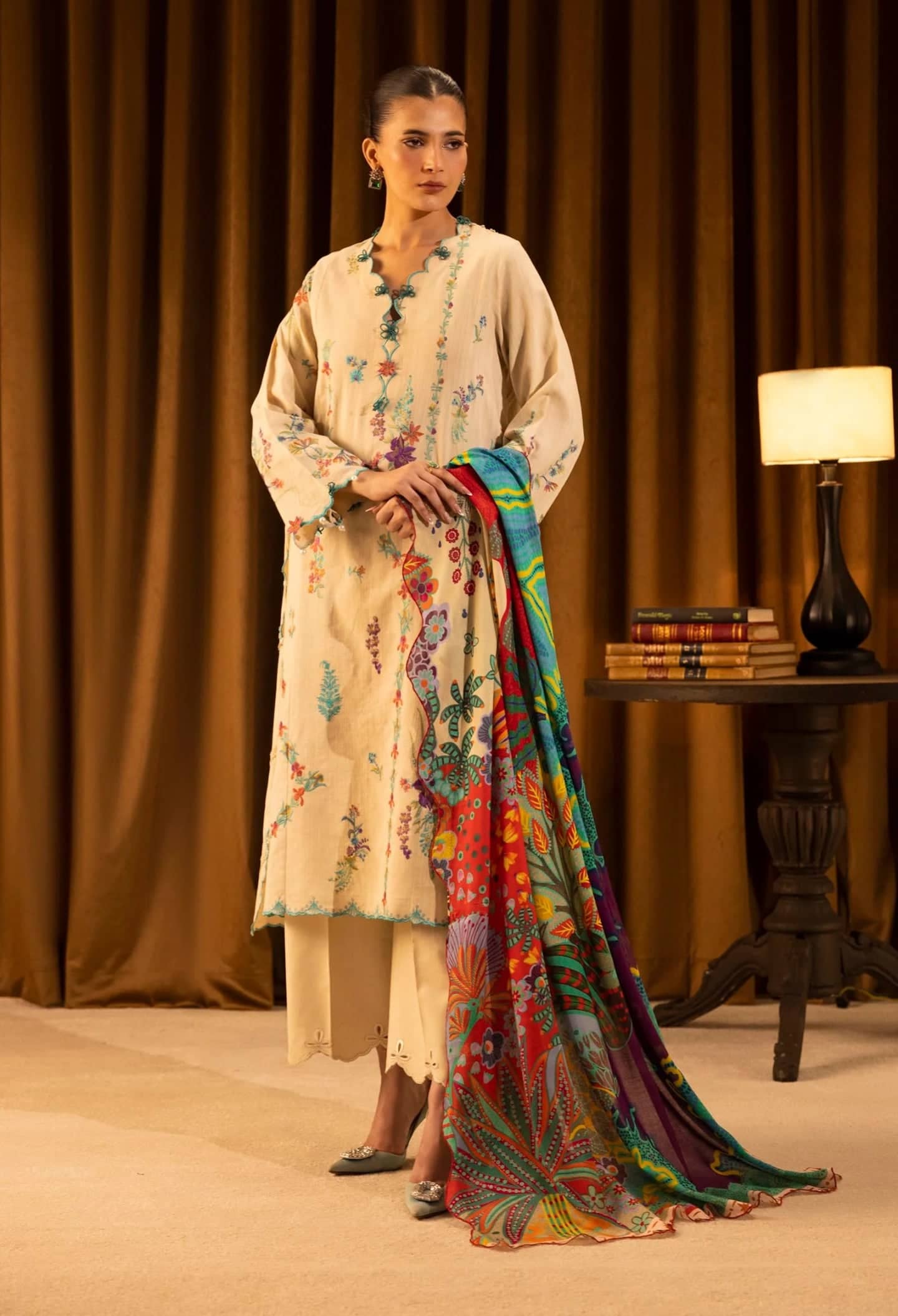 Sana Safinaz Luxury Winter Collection Sana Safinaz Muzlin Winter 25/8B