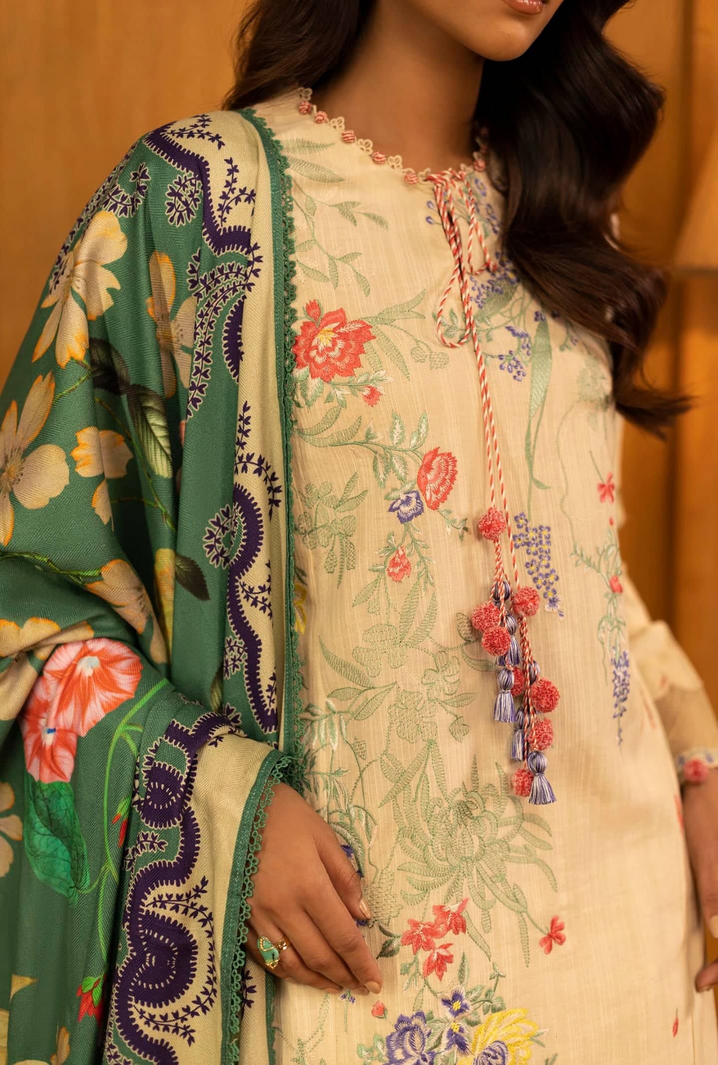 Sana Safinaz Luxury Winter Collection Sana Safinaz Muzlin Winter 25/9A