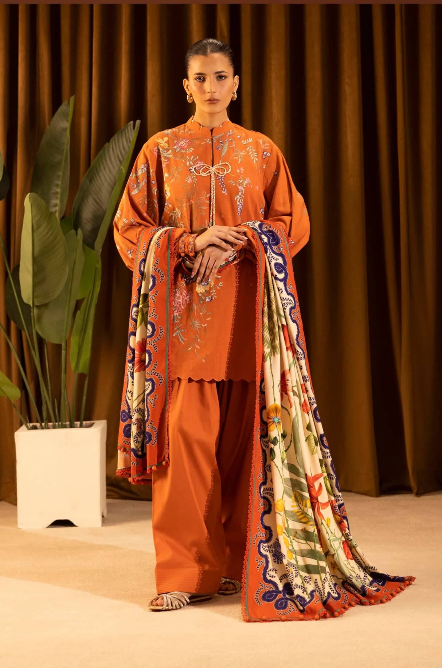 Sana Safinaz Luxury Winter Collection Sana Safinaz Muzlin Winter 25/9B