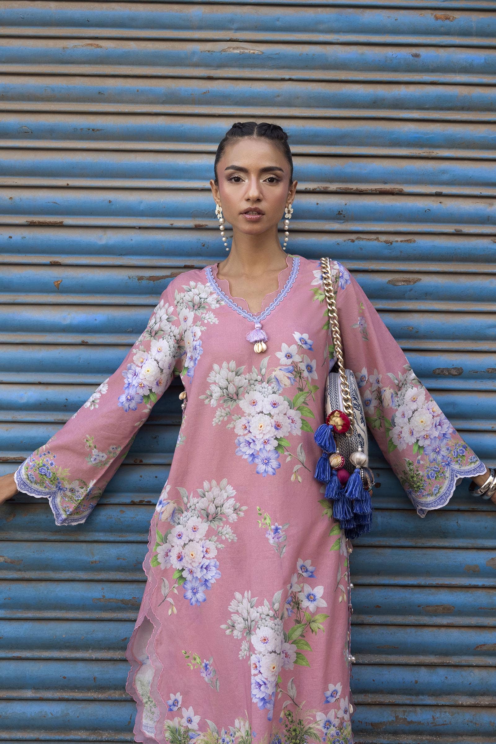 Sana Safinaz Mahay 26/Vol 4/1B/Shirt Bottom Set