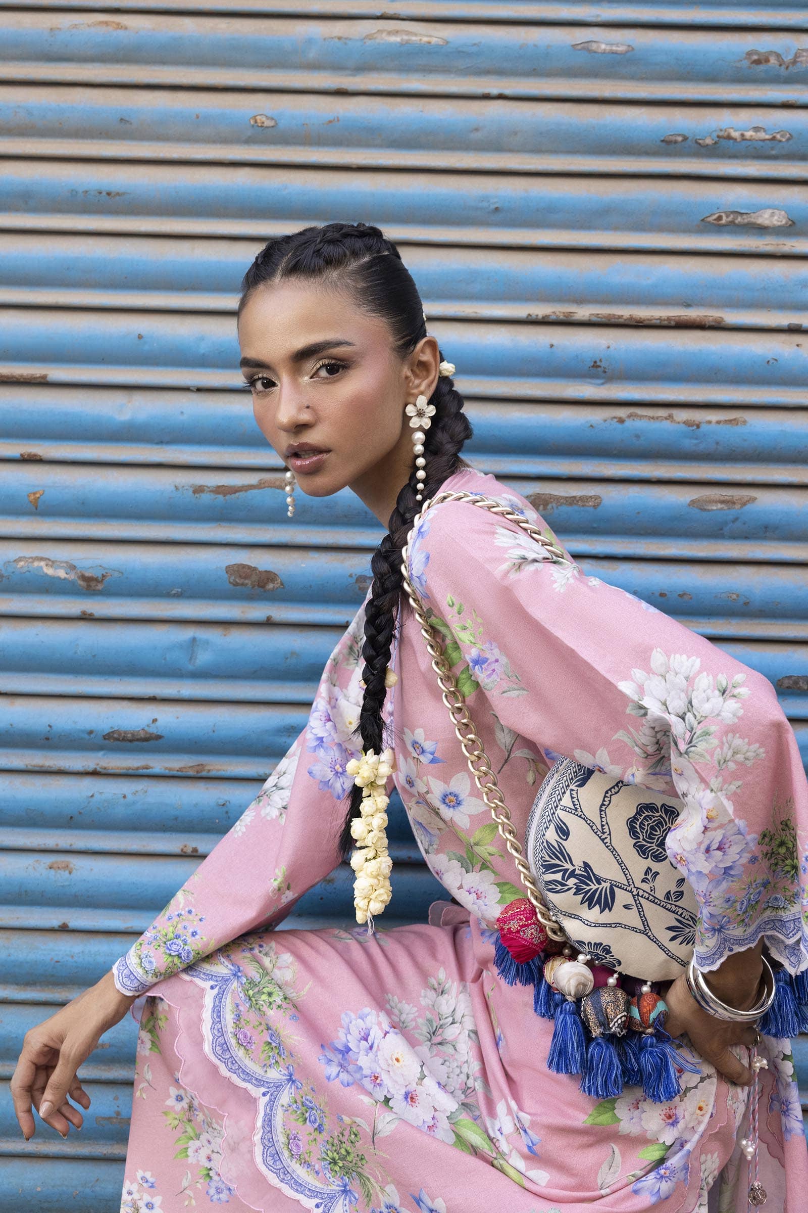 Sana Safinaz Mahay 26/Vol 4/1B/Shirt Bottom Set