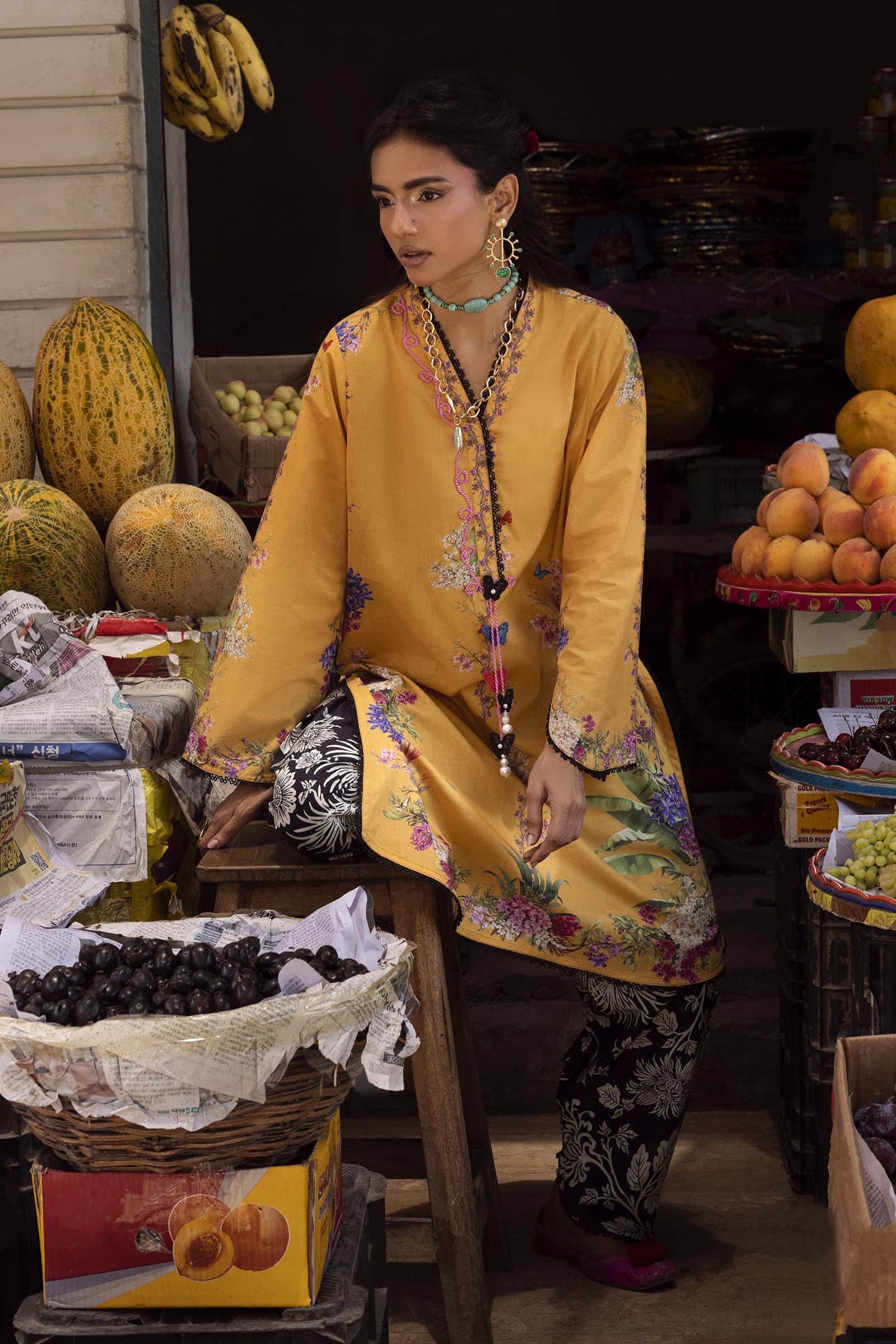 Sana Safinaz Mahay 26/Vol 4/5A/Shirt Bottom Set