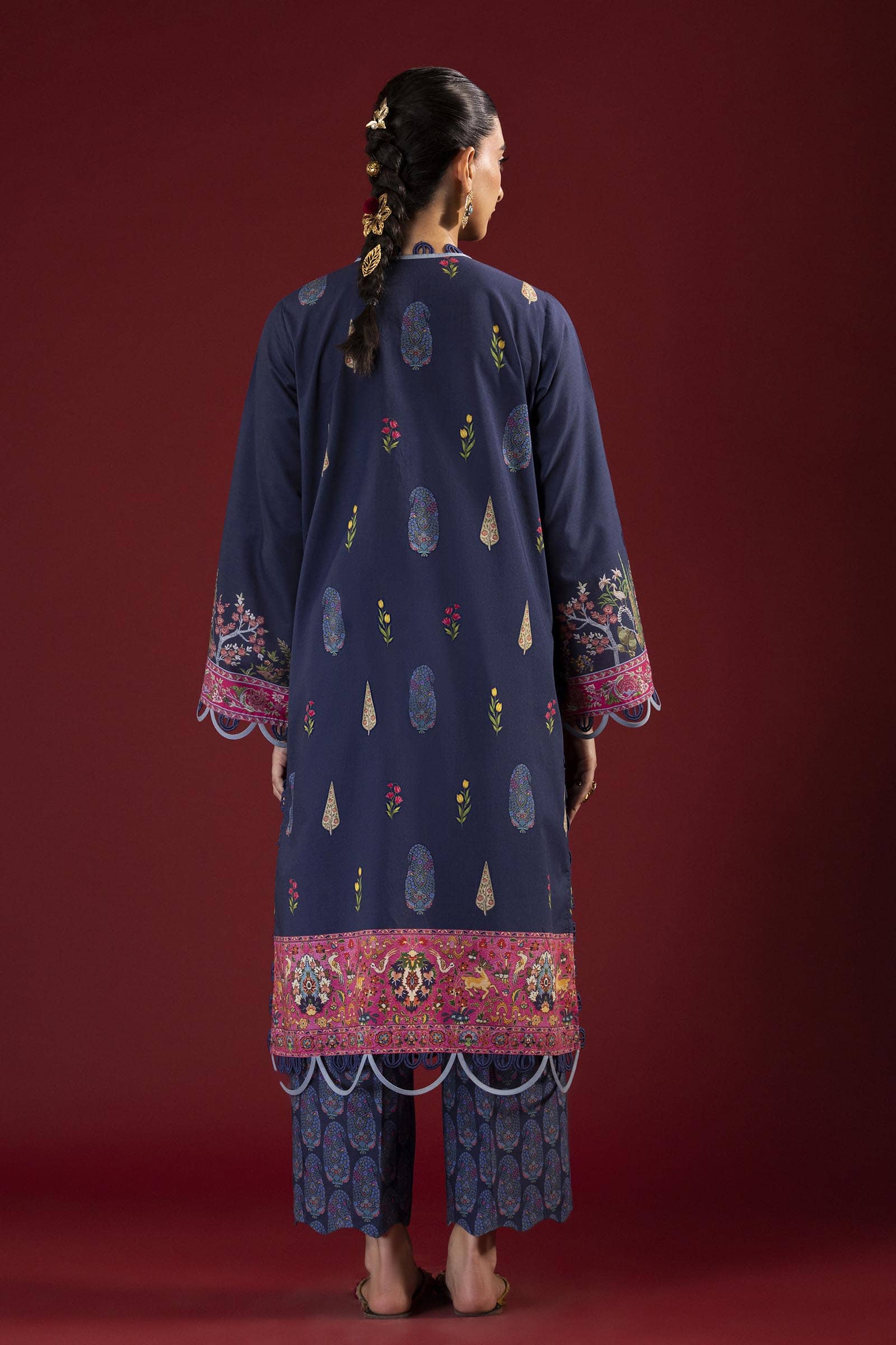 Sana Safinaz Mahay 26/Vol 4/6A/Shirt Bottom Set