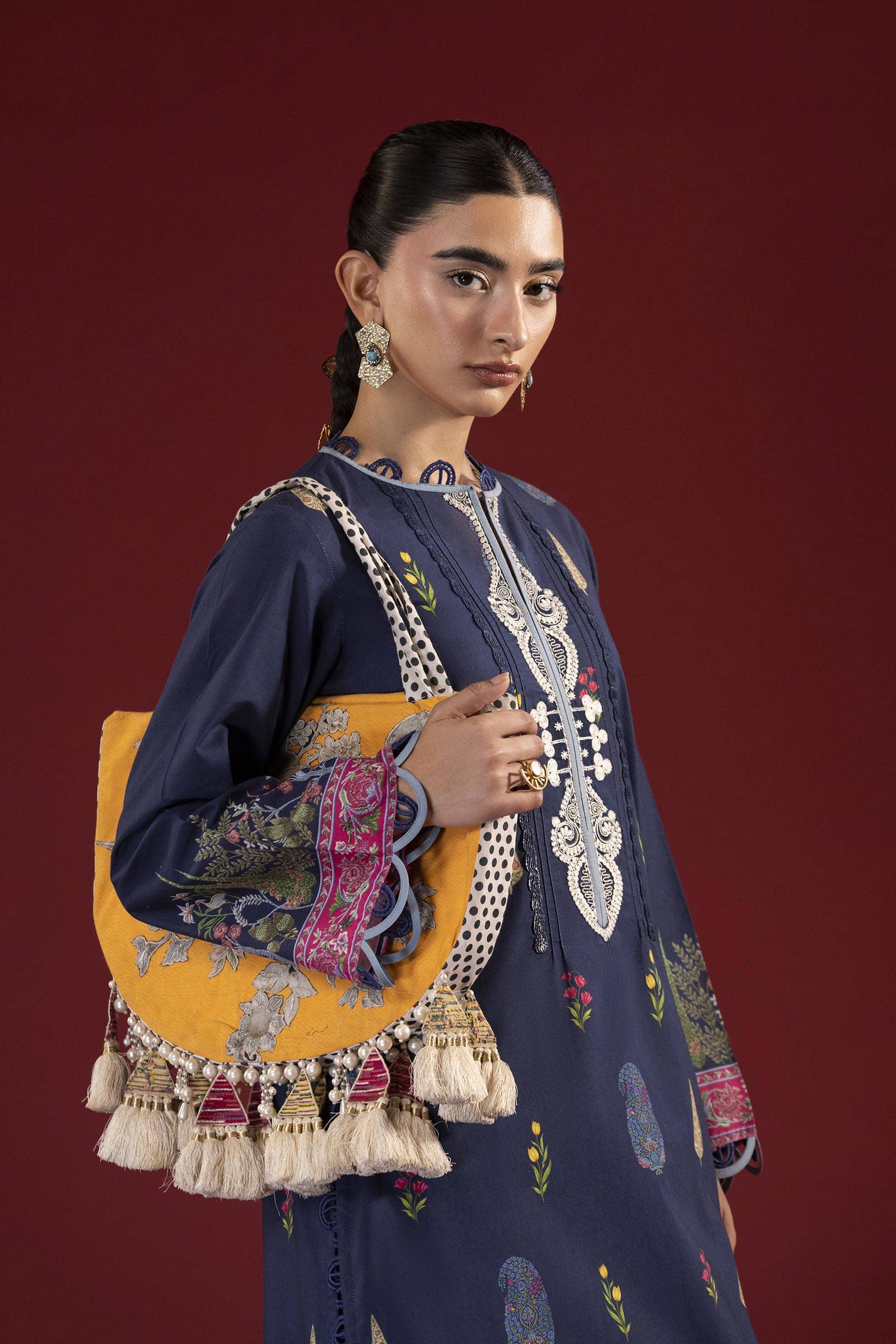 Sana Safinaz Mahay 26/Vol 4/6A/Shirt Bottom Set