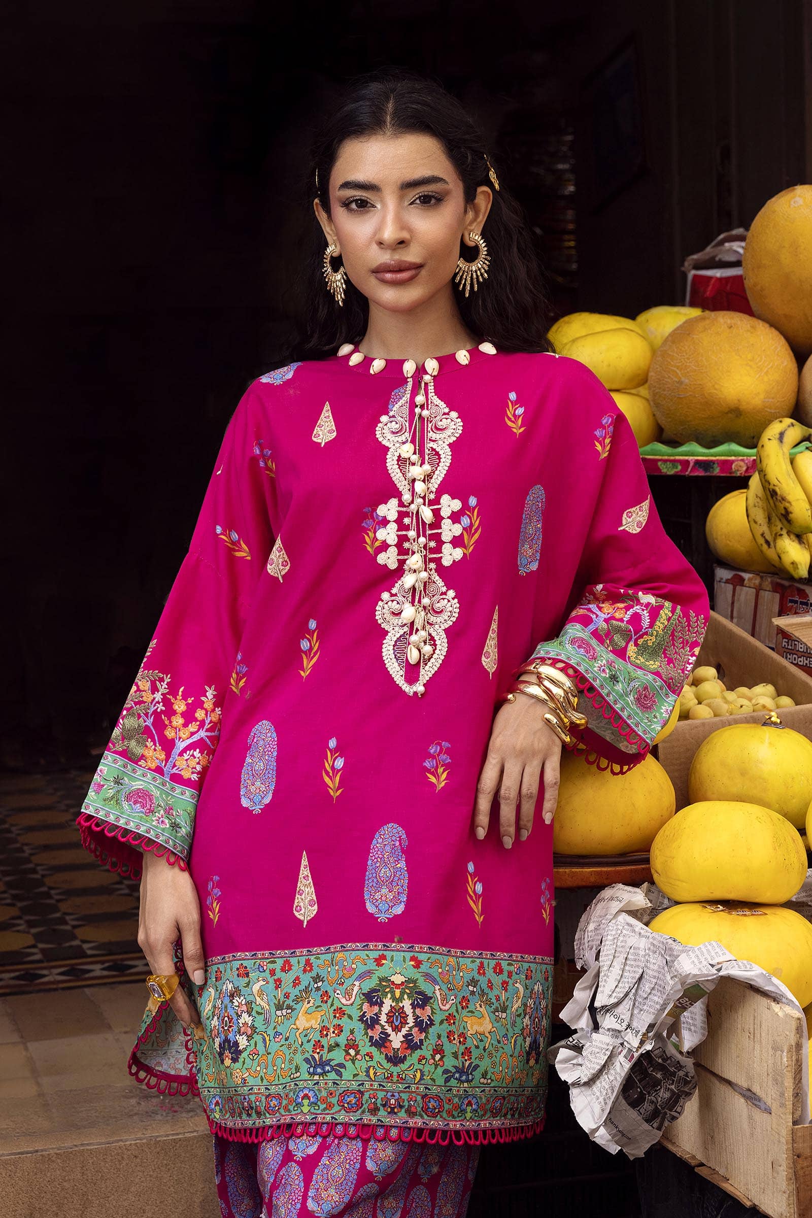 Sana Safinaz Mahay 26/Vol 4/6B/Shirt Bottom Set