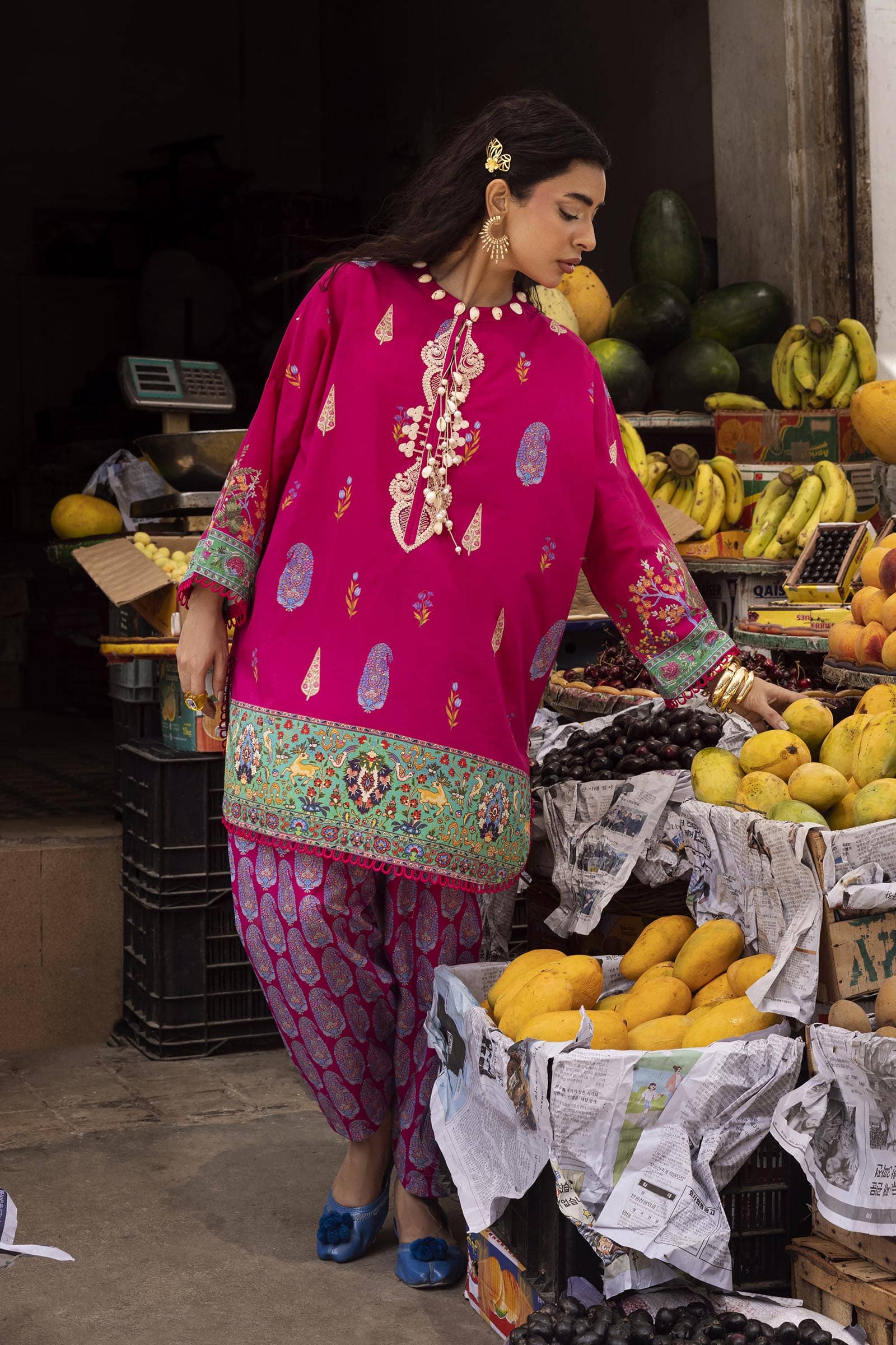 Sana Safinaz Mahay 26/Vol 4/6B/Shirt Bottom Set