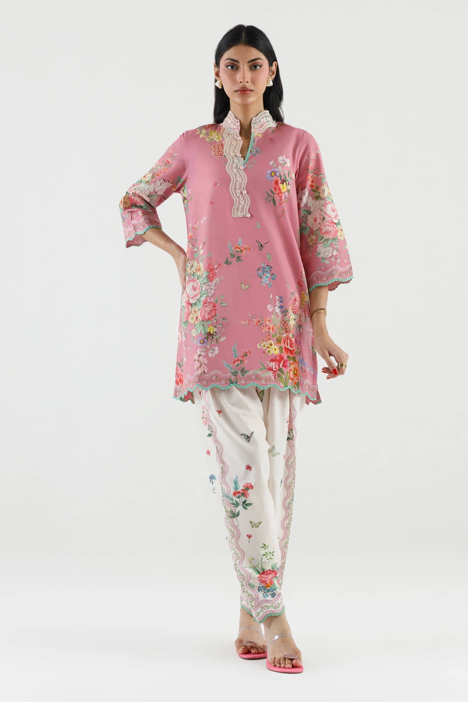 Hot 🔥 Seller/Sana Safinaz Mahay 26/Vol2/3B/Shirt Bottom Set