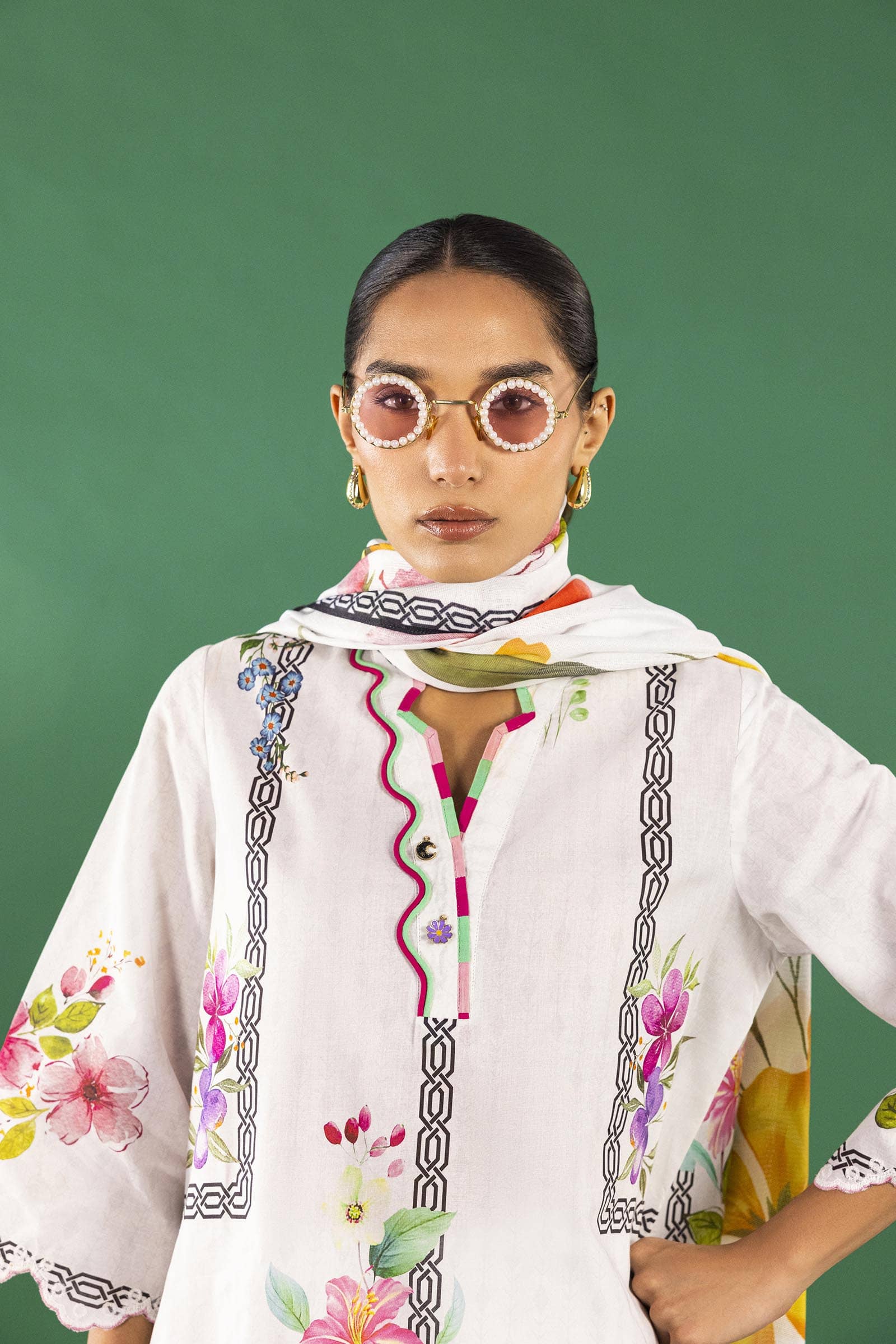 Sana Safinaz Mahay 26/Vol2/6A/Shirt Dupatta Set